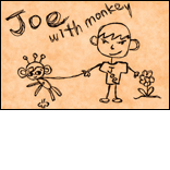 joe with monkey ジャケット