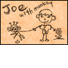 joe with monkeyジャケット